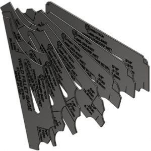 WG-7D - FILLET WELD GAUGES (IMPERIAL DOUBLE-SIDED)